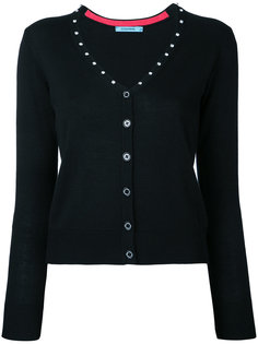 diamanté studded V-neck cardigan Guild Prime