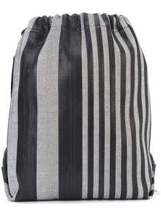 рюкзак в полоску с завязкой на шнурке Proenza Schouler