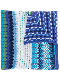 шарф с зигзагообразным узором Missoni