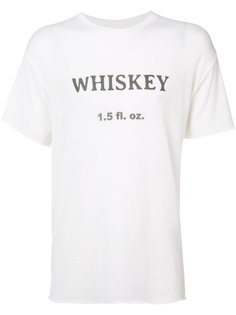 whiskey print T-shirt The Elder Statesman