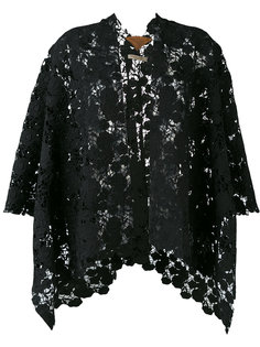 floral poncho Ermanno Gallamini