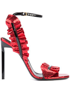 Edie 110 Leaf slingback sandals Saint Laurent