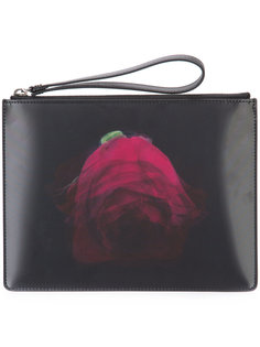 digital print zip clutch Christopher Kane