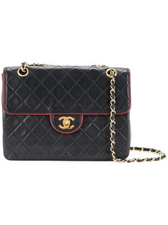 двухцветная сумка с кантом  Chanel Vintage