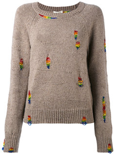 rainbow beaded jumper Marc Jacobs