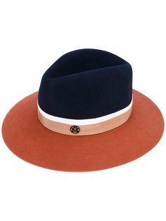 bi-colour felt hat Maison Michel