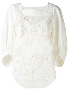 floral applique blouse Chloé