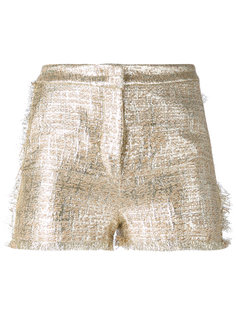 metallic bouclé shorts  Gianluca Capannolo