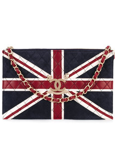 клатч с британским флагом  Chanel Vintage