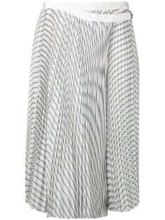 плиссированная юбка с запахом  Sacai