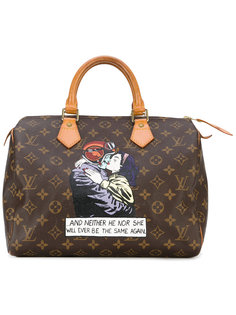 сумка-тоут с принтом Speedy Louis Vuitton Vintage