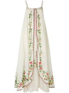 embroidered maxi dress  Mes Demoiselles