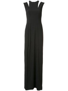 shoulder slit detail gown Halston Heritage