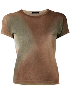 metallic knit top Roberto Collina