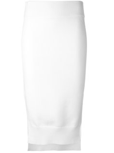 двухсторонняя асимметричная юбка длины миди DKNY