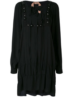 embellished long sleeve dress Nº21