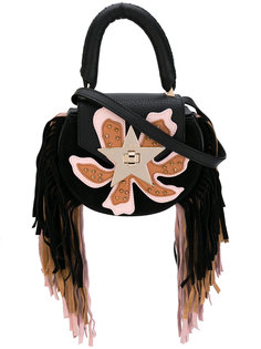 fringed flower tote  Salar