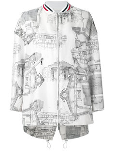 architecture print bomber jacket Moncler Gamme Rouge