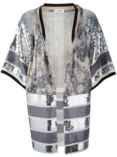 пиджак-кимоно с пайетками Aviù