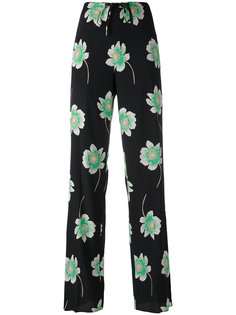 floral print straight trousers Agnona