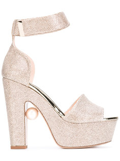 glittery platform sandals Nicholas Kirkwood