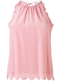 топ с фестончатой отделкой Red Valentino