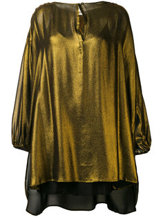 shift metallic blouse Mes Demoiselles