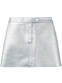 metallic mini skirt Courrèges