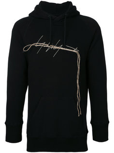 signature hoodie Yohji Yamamoto