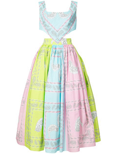 bandana print halter dress Natasha Zinko