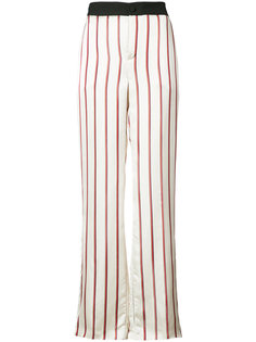 wide leg striped trousers Lanvin