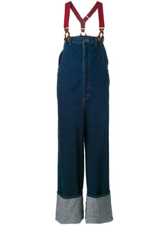 suspender denim trousers Jean Paul Gaultier Vintage