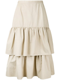 tiered mid-length skirt Cityshop