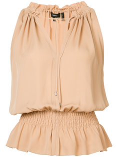 sleeveless ruffle top Theory