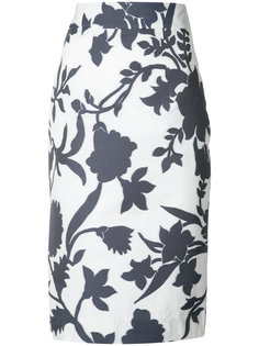 floral print high-waist skirt Milly