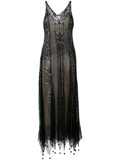 pom pom lace dress Alexander McQueen