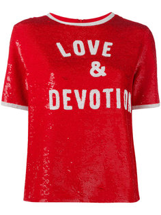 футболка с пайетками Love &amp; Devotion  Ashish