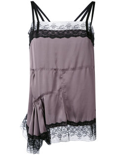 asymmetric lace trim blouse A.F.Vandevorst