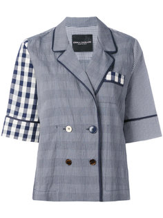 checked blazer Erika Cavallini