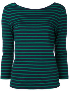 striped three-quarter sleeve top Cityshop