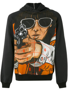 graphic print hoodie Christopher Kane