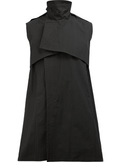 dislocated fastening sleeveless jacket Julius