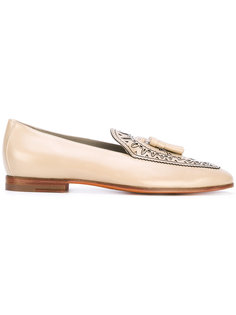 decorative tassel loafers Santoni