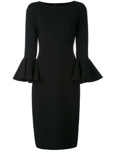 bell sleeve midi dress Michael Kors