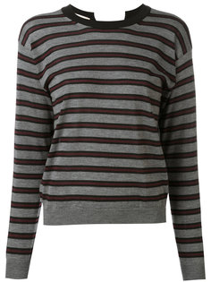 striped open back jumper Marni
