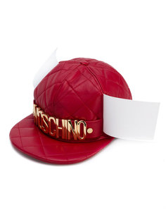 quilted logo snapback Moschino