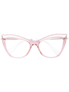 cat eye glasses Miu Miu Eyewear