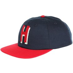 Бейсболка с прямым козырьком детский Herschel Outfield Youth Navy/Red