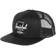 Бейсболка с сеткой Herschel Whaler Mesh Black