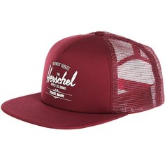 Бейсболка с сеткой Herschel Whaler Mesh Windsor Wine